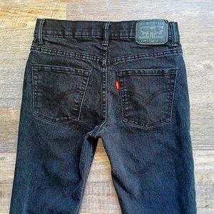 Levi's 510 skinny black jeans